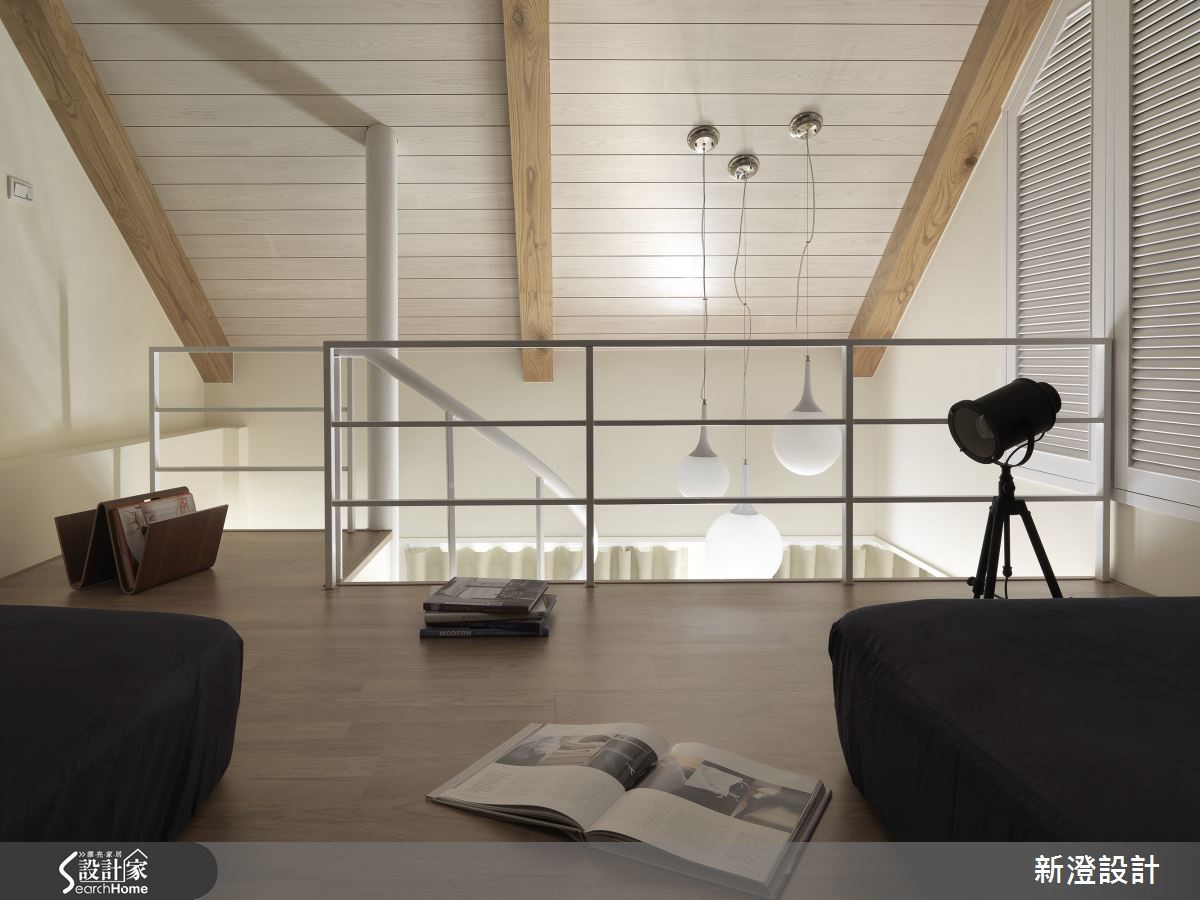 設計師將「重新定義閣樓機能」的理念注入位於新竹市的